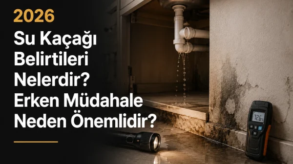 Su Kaçağı Belirtileri Nelerdir? Erken Müdahale Neden Önemlidir?