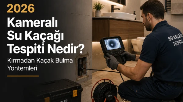 Kameralı Su Kaçağı Tespiti Nedir? Kırmadan Kaçak Bulma Yöntemleri